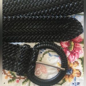 Braided faux Leather Belt